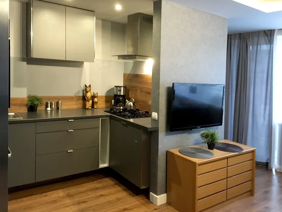 Aneks kuchenny w Apartamentach Zacisze